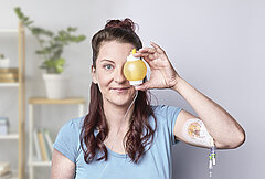 Patientin mit APAT Pumpe
